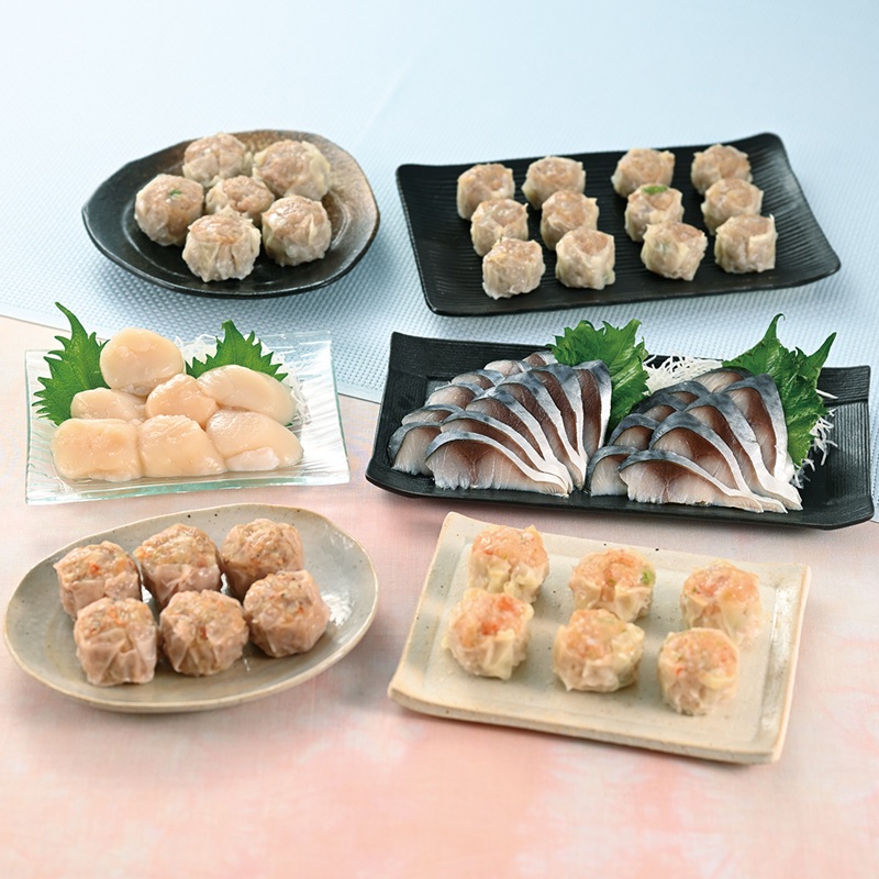 北海道の海の幸と崎陽軒のシウマイ詰合せ《冷凍便》