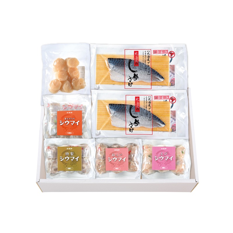 北海道の海の幸と崎陽軒のシウマイ詰合せ《冷凍便》