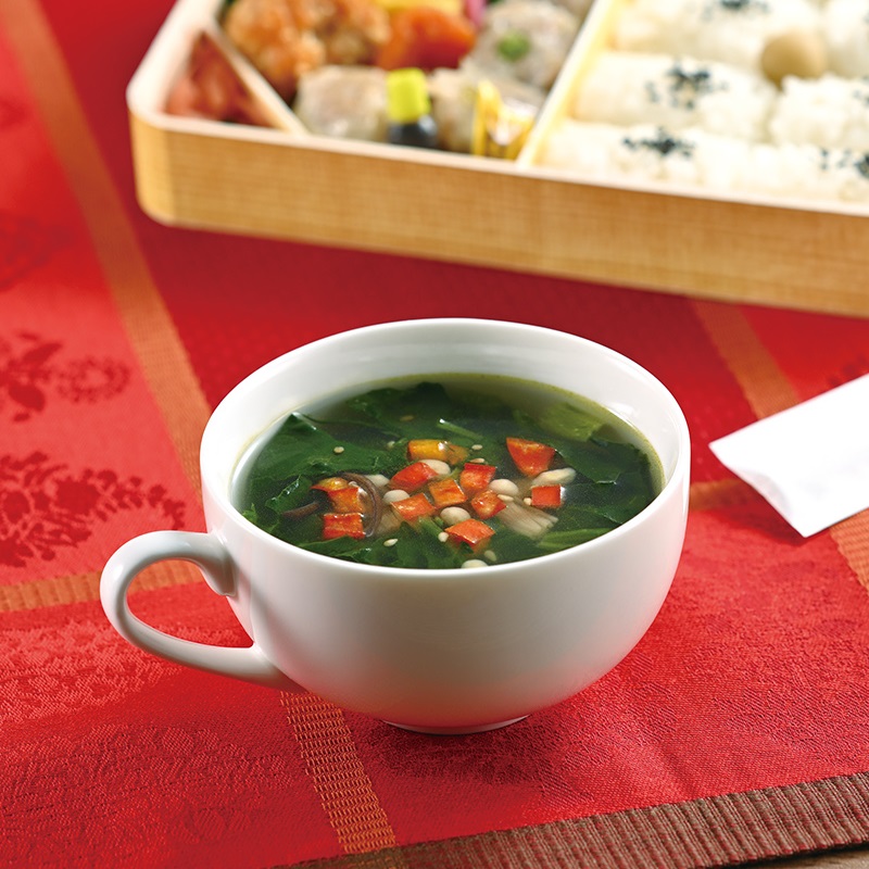 お弁当によく合う 中華風野菜スープ