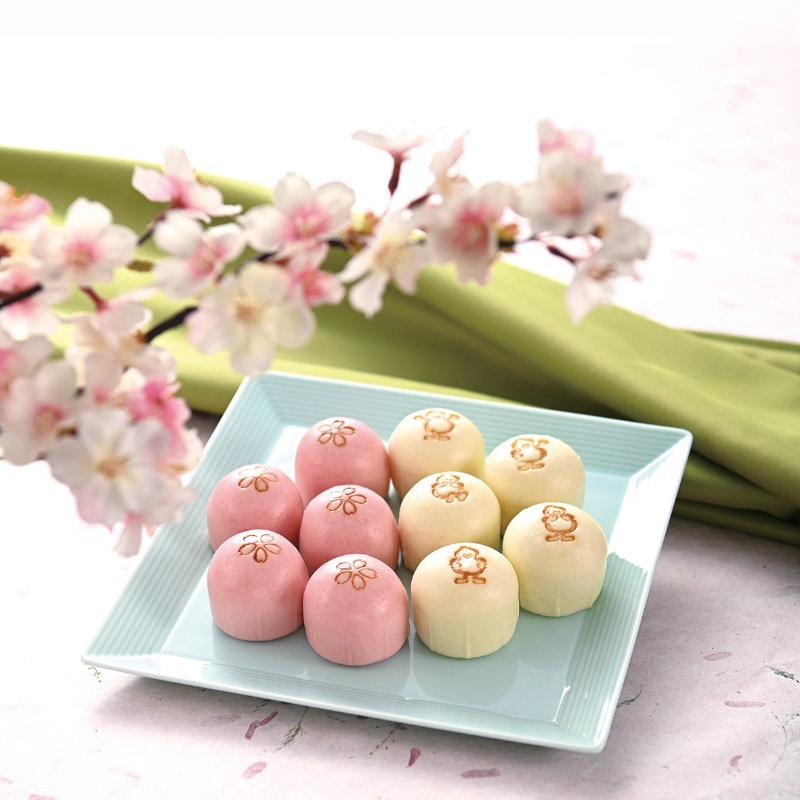 お花見シーズン限定 シウマイまん＆さくらまん10個入（2種×5個）