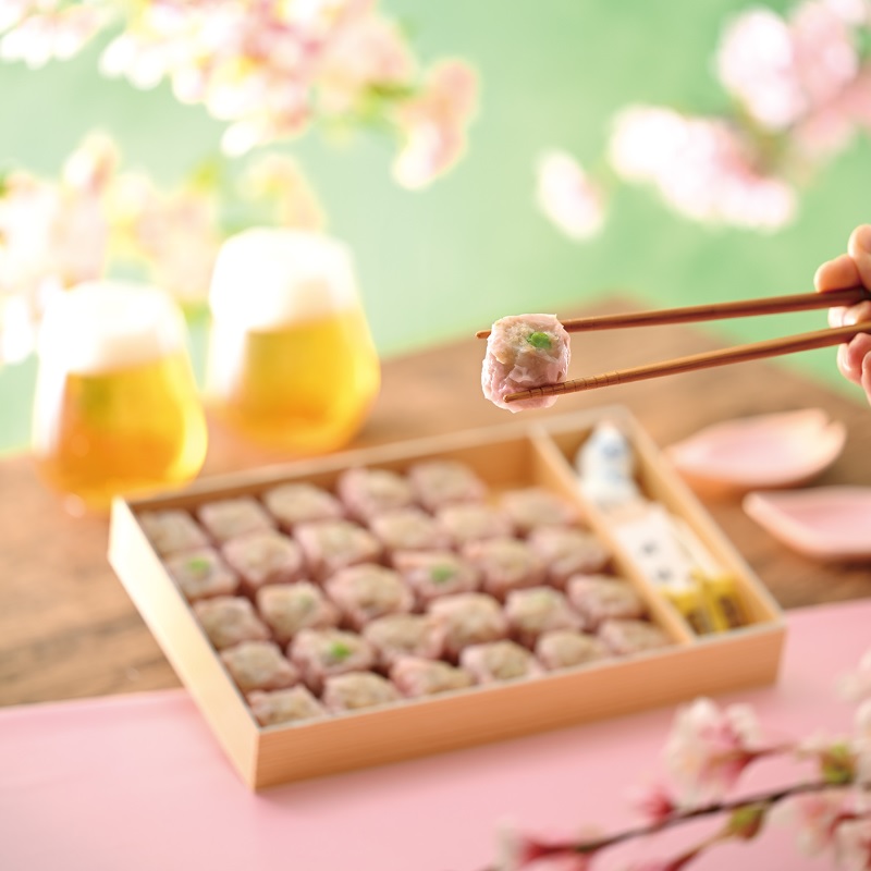 お花見シーズン限定　さくら色の昔ながらのシウマイ３０個入