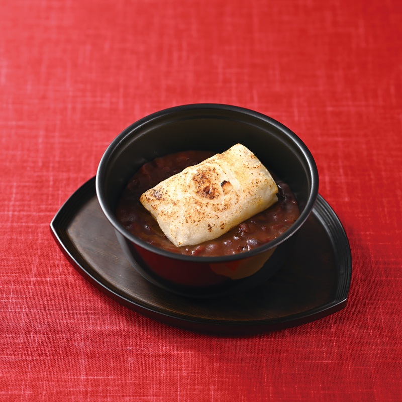 角餅つぶ餡ぜんざい